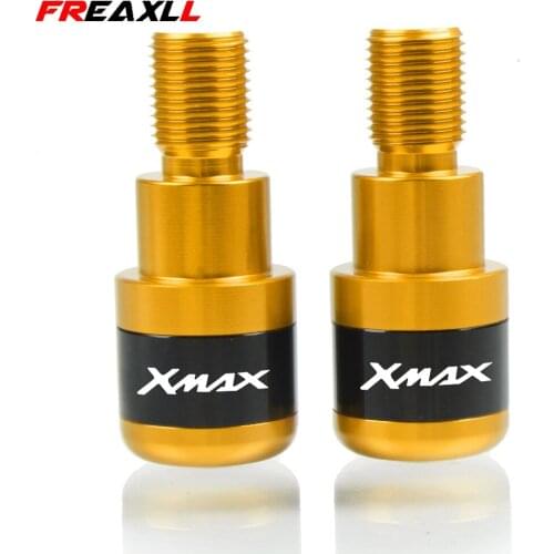 Motorcycle Hand Grip Handle Bar End Cap Slider Cover For Yamaha X-MAX 250 XMAX 300 XMAX 125 XMAX 250 2017-2019 XMAX 400 2017