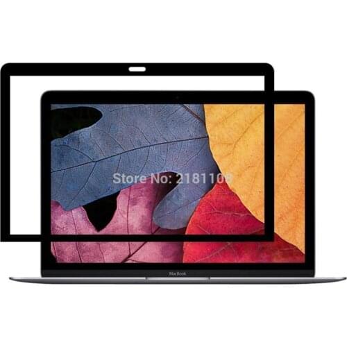 No Bubble LCD Screen Protector With Black Frame For Apple Macbook Pro Touch Bar 13.3" A2289 M1 Pro A2338 A1706 A1708 A1989 A2159