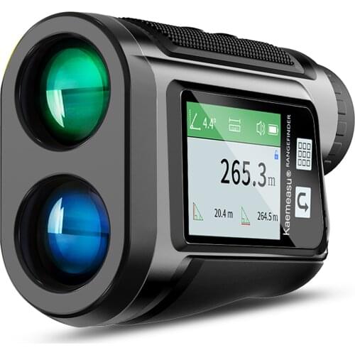 LCD Display Laser Rangefinder Meter Outdoor Golfs Telescope Digital Monocular Range-Finder Angle Speed Height Measuring Tool