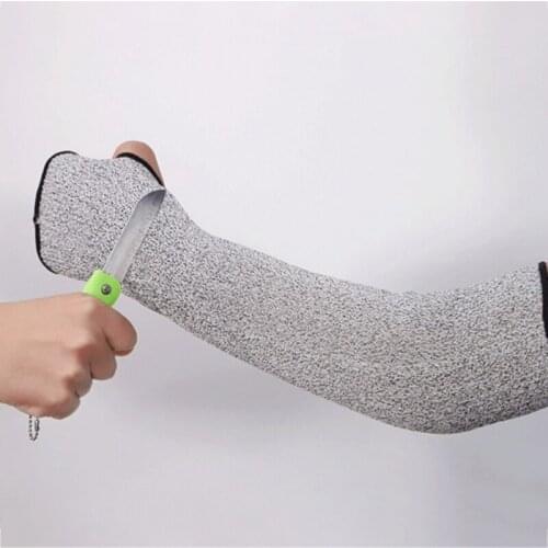 1Pc Level 5 HPPE Anti-cut Arm Cover Anti-Puncture Work Protection Arm Sleeve Cover Work Gloves
