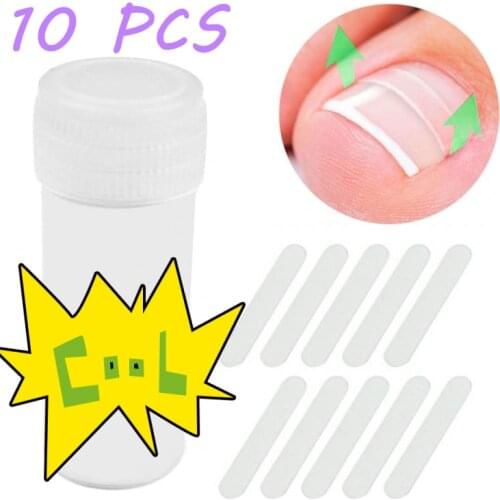 10PCS Ingrown Toenail Correction Pedicure Straightening Clip Curved Band Patch Sticker Clip Brace Paronychia Pedicure Tool TSLM1