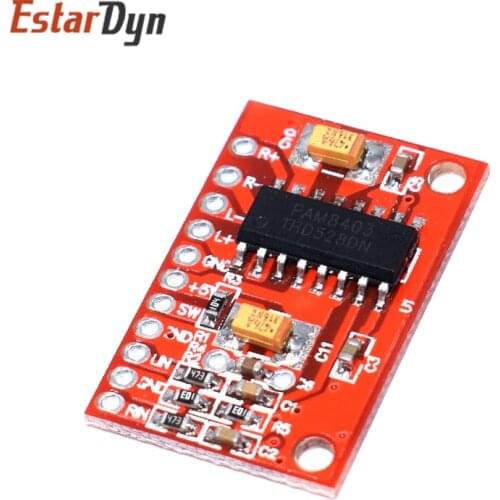 3W*2 Mini Digital Power Audio Amplifier Board DIY Stereo USB DC 5V Power Supply PAM8403 for Arduino