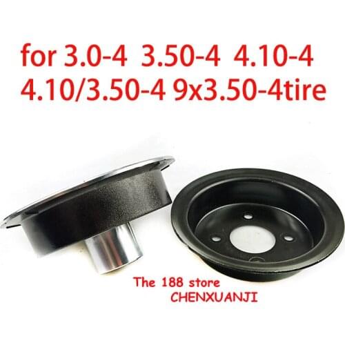 4.10/3.50-4 wheel rim 4 inch alloy 6202 bearing hub fit MiNi Moto,ATV&Go Kart Electric Scooter