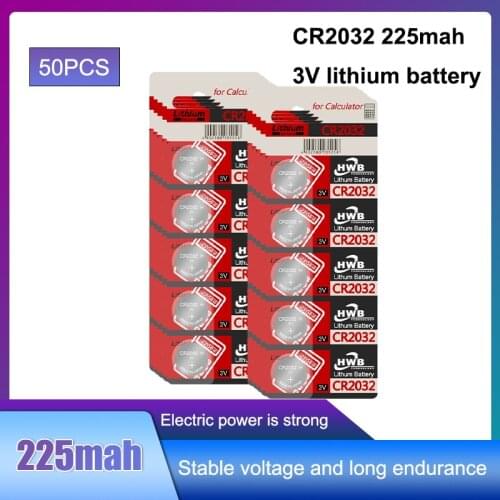 2020 Promotion Sale 50pcs 3V for maxell CR2032 CR 2032 Watch Clock Batteries Button Coins Pilas Calculator Lithium Battery