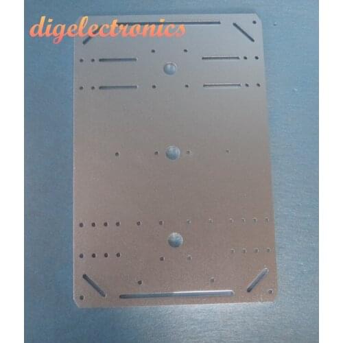 Aluminum Alloy Metal Panel RC Robot Tank Car Plate Chassis Board 300*200*3mm Multi-functional Platform for Arduino