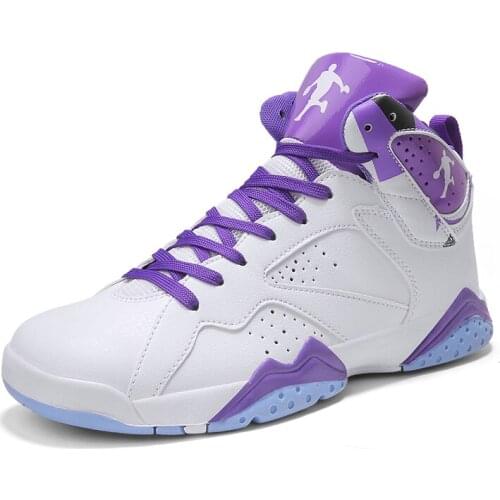 New Women Basketball Shoes Unisex Non-Slip Wearable Sports Trainers Male Gym Training Boots Athletic Basketball Sneakers for Men