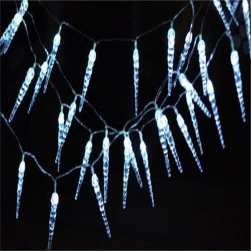 5M 28LED Icicle String Lights Christmas Fairy Lights new year xmas Home For Wedding/Party/Curtain/Garden Decoration