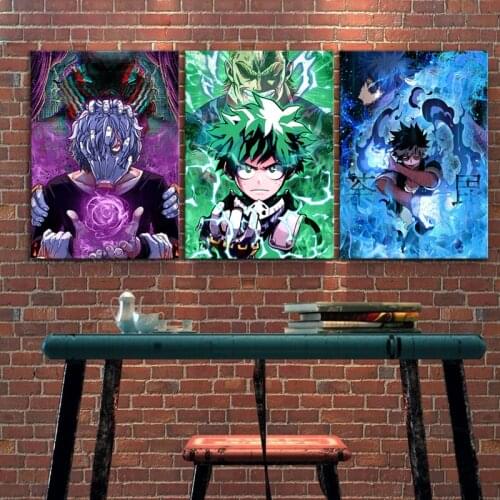 Classic Anime Canvas Painting My Hero Academy Wall Art Posters And Prints Pictures Bedroom Modern Nordic Background Home Decor