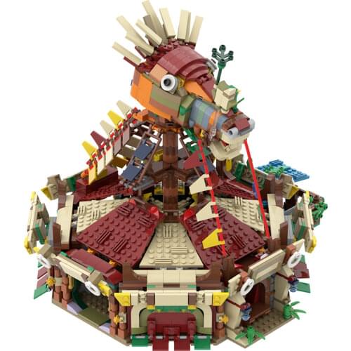 MOC Game He Legend Zelda-Breaths The Wild Building Block Assembly Model Emperor Character DIY Building Toy Birthday Gift For Kid