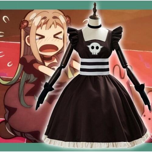 Anime Comic Jibaku Shounen Hanako kun Cosplay Costumes Yashiro Nene Cosplay Costume School Uniforms Dresses Clothes Suits Black