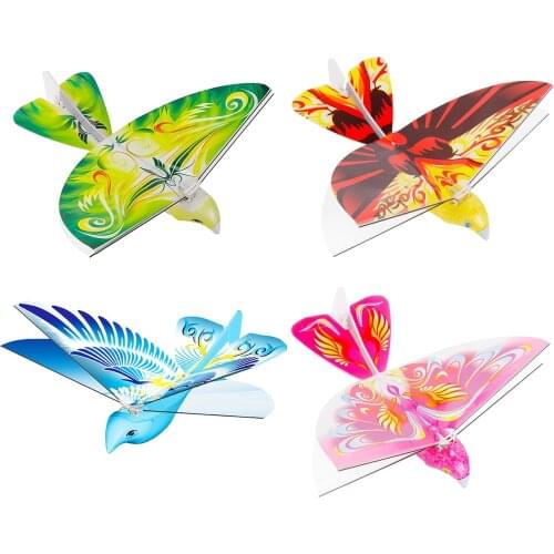Flying Birds Electronic RC Drone Toys Helicopter 235x275x70mm 360 Degree Flying RC Bird Toy 2.4 GHz Remote Control E-Bird