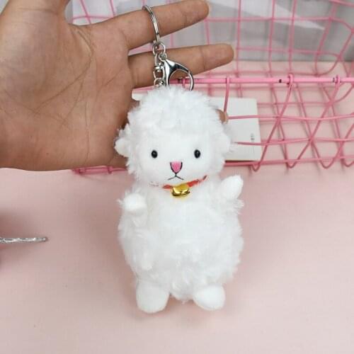14cm Cute Alpaca Camel Plush Toy Animal Stuffed Animal Doll Soft Plush Sheep Keychain Girl School Bag Ornament Gift
