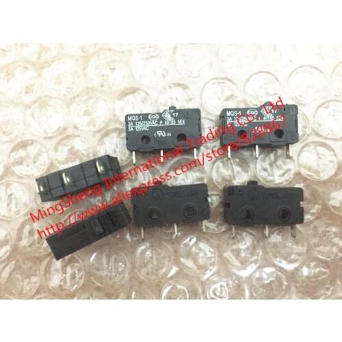 Original new 100% MQS-1 3A 125/250VAC 5A 125VAC gas stove ignition micro switch button switch 3pin