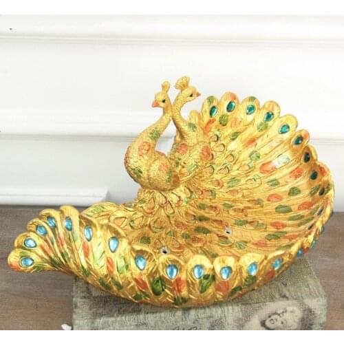 Peacock Shape Big Succulent Container Large Resin Plant Pot Decorative Succulent Planter