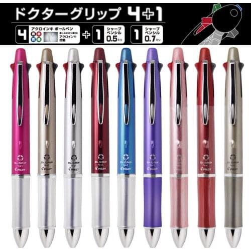 Pilot Dr. Grip 4+1 Multi-function 5 in 1 Gel Pen BKHDF-1SR Japan