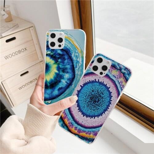Evil Eyes Illustrations Clear Phone Case For iPhone 12 11 Pro Max SE 2020 7 8 Plus X XR XS Max Soft Transparent Cover Fundas