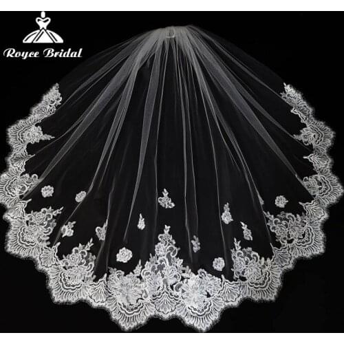 Roycebridal Wedding Long Veils