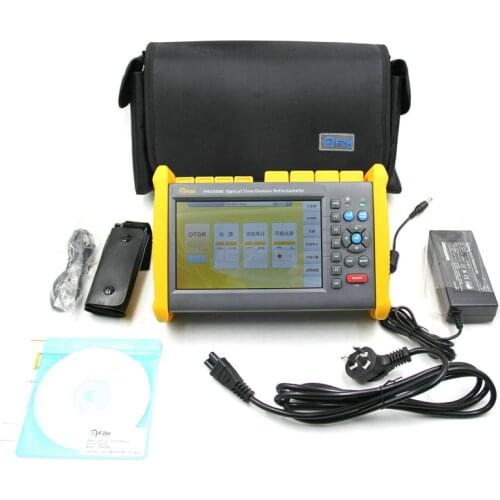 Handheld EXFO OTDR FTB-7500E-0023B-XX-VFL 1310/1550nm SM Optical Time Domain Reflectometer Integrated VFL 45/43dB English menu