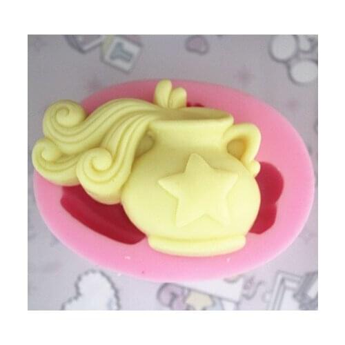Silicone mould Water jar shape fondant cake chocolate mold resin clay craft mould decoration tools