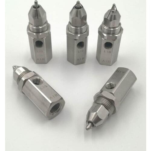 30 degree 60 degree ultrasonic mist fog spray nozzle,air atomizing nozzle,Nebulizer nozzle,water air mix atomizing spray nozzle