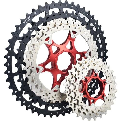 VG Sports MTB Mountain Bike 9/10/11/12 Speed Freewheel Aluminium Alloy Bicycle Cassette Flywheel Bracket Sprocket 42T 50T 52T
