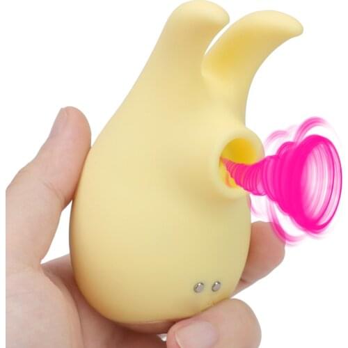 Female Masturbation Rabbit Elf Sucking Vibrator Clitoris Stimulation 7 Speed Sex Toys for Women Nipple Clitoral Sucker