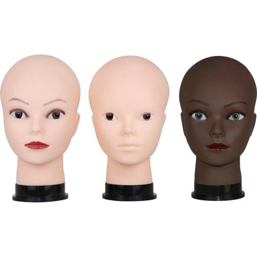 Female Head Model Mannequin Wig Hair Glasses Manikin For Making Wig Stand and Hat Display Cosmetology Manikin Training Head