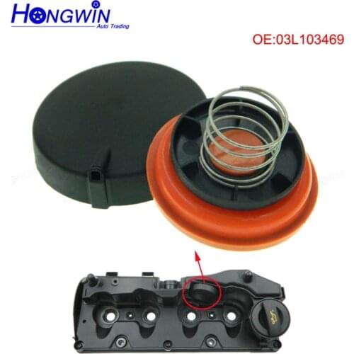 03L103469 New PCV Valve Cover Repair Kit Valve Cap With Membrane For VAG 1.6TDI, 2.0TDI, 3.0TDI VW Audi A4 A6 Q5 059103470AS