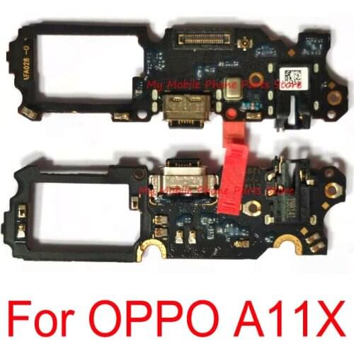 10 PCS Original USB Charging Dock Port Board Flex Cable For Oppo A11X USB Charge Charger Port Board Connector Flex Cable Parts