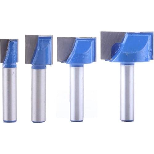 4Pcs 8Mm Cleaning Bottom Engraving Bit Solid Carbide Router Bit 10,15,22,30Mm Diameter Cnc Milling Cutter Endmill For Wood