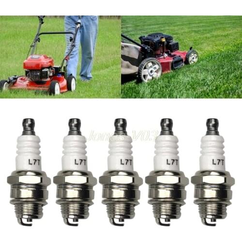 5Pcs Spark Plug Fit for L7T BM6A BPMR7A RCJ6Y RCJ7Y WSR5F 33cc-49cc Trimmer Blower Replacements Accessory-V003