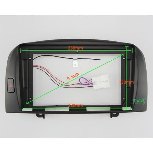 9 inch Fasxia Car Audio Frame Car Radio Fascia,gps navigation fascia panel is suitable 2006 HYUNDAI NF SONATA