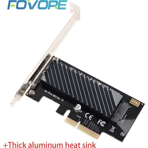 M.2 NVMe SSD NGFF to PCIE X4 adapter M Key interface card Suppor PCI-e PCI Express 3.0 x4 2230-2280 Size m.2 FULL SPEED good