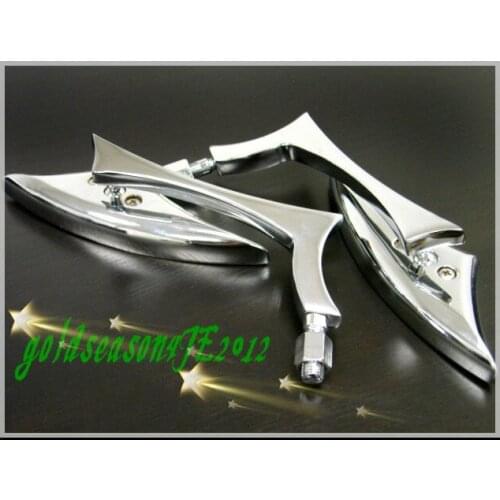 Freeshipping SPEAR CUSTOM CHROME MIRRORS for Kawasaki Vulcan VN 750 800 900 1500 1600
