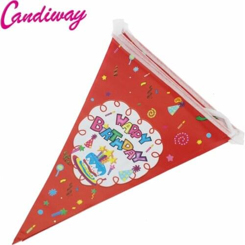 Birthday cartoon paper banner banner decorative childrens Holiday Decorative Items NA010
