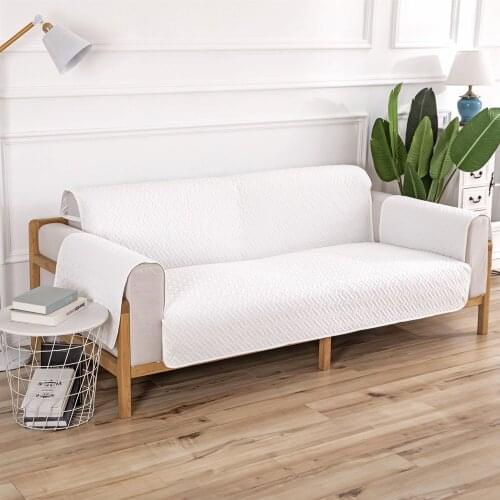 Sectional Sofa Couch Cover Waterproof Pet Dog Kids Anti-Slip Mat Washable Armrest Couch Cover Dustproof Furniture Protector