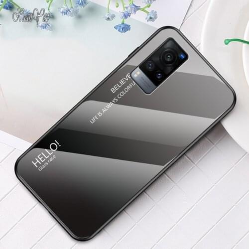 For Vivo X60 pro Cover XUANYAO Mirror Glass Case For Vivo X9 X23 X27 X50E Case Cover Silicone Case For Vivo X20 plus X30 X50 pro