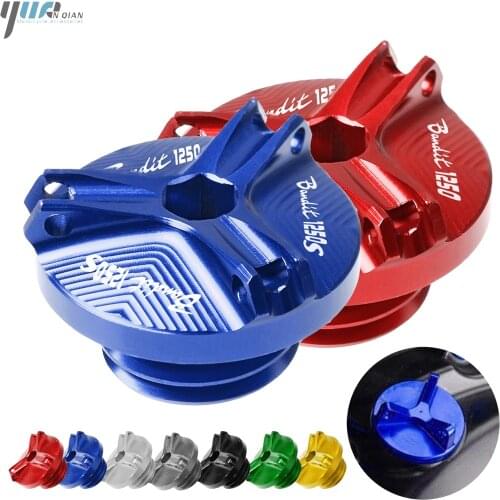 FOR SUZUKI BANDIT 1200 1996-2007 GSF 1250 Bandit 1250 1250S Aluminum Motorcycle Accessories Engine Oil Tank Cap Oil Filler Cup