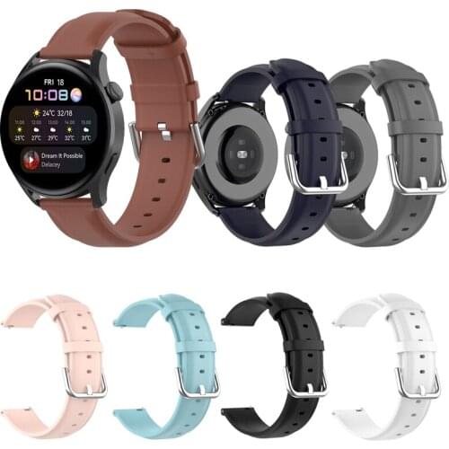 Leather Strap Bracelet For Huawei watch 3 Pro Watchband For Huawei GT2 Pro GT 2e GS PRO Honor Dream 22mm Correa Replacement