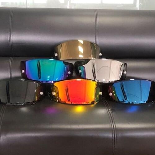 Helmet Lens Motorcycle Visor Full Face Shield Lens Case Windshield Sunshade for SHOEI X14 X-14 Z7 CWR-1 NXR RF-1200 Visor Mask