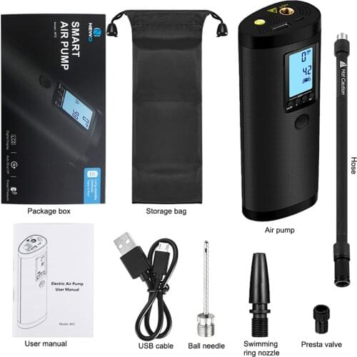 Portable Air Compressor Mini Rechargeable Electric Air Inflator Intelligent Multi-Function Air Pump For Ball And Car Bike Tires