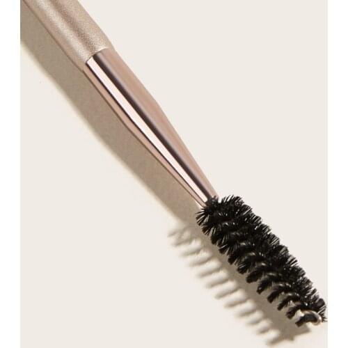 Q1QD Professional Dual Heads Makeup Brush for Travel Concealer Eyeshadow Eyebrow Brushes Eyeliner Applicator