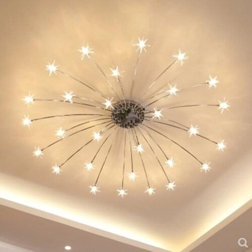 Modern Star Ceiling light For Living Room Bedroom Restaurant G4 bulb Home Lighting Fixtures