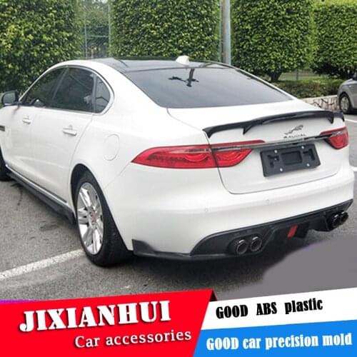 For Jaguar XF XFL Spoiler 2016-2018 Jaguar XF XFL Spoiler ABS plastic Material Car Rear Wing Color Rear Spoiler