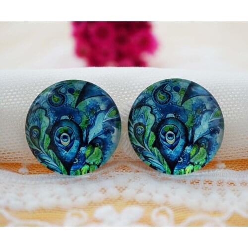 10PCS/lot Round 8MM-20MM Glass Cabochon for make bracelet Jewelry for women 2019 earring pins brooch craft supply