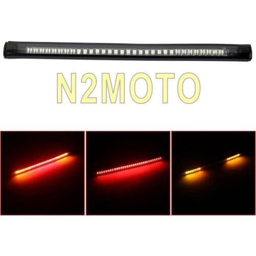 Motorcycle Integrated LED Light Strip with Turn Signal Brake Stop Light for Honda Yamaha Suzuki Street Bike