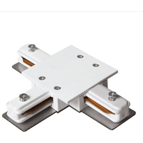 T-shape Joint Connector for two wire concealed Embedded track light three-way connect 4pcs