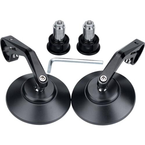 Universal Motorcycle Bar End Mirrors Cafe Racer Side Rear View Mirror For Yamaha MT 03 Tmax Xmax KTM Duke 125 390 Honda YBR 125