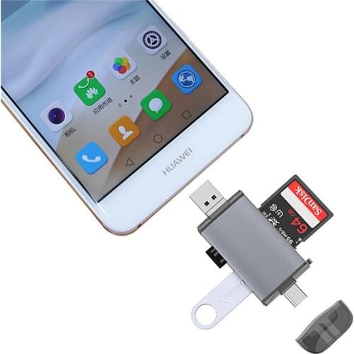 USB 3.0 Card Reader Micro SD Card Reader 2.0 For USB Micro SD Adapter Flash Drive Smart Memory Card Reader Type C Card Reader