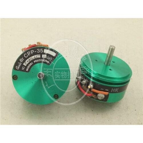 [VK] Used GreenPot CPP-35 10K 2K 500R 1K biaxial conductive plastic potentiometer switch